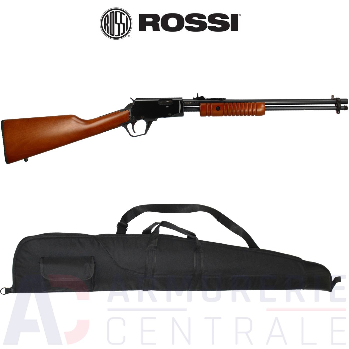 Carabine à pompe Rossi Gallery Bois - 22LR Carabine à pompe Rossi Gallery Bois - 22LR