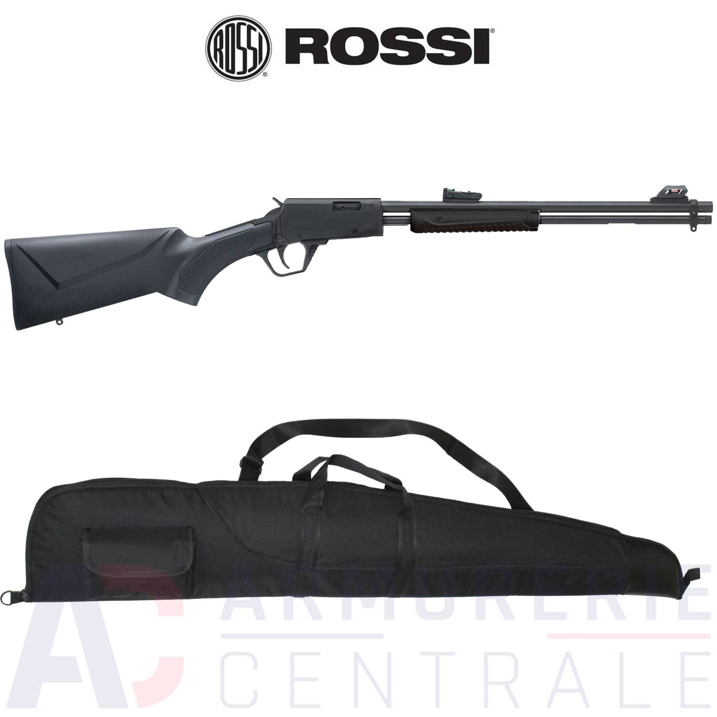 Carabine à pompe Rossi Gallery Synthétique - 22LR Carabine à pompe Rossi Gallery Synthétique - 22LR
