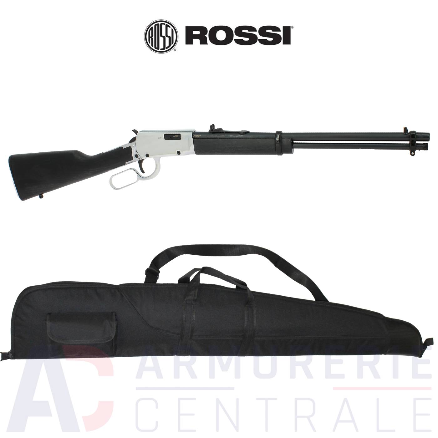 Carabine Rossi Rio Bravo Nickel Plated - 22LR Carabine Rossi Rio Bravo Nickel Plated - 22LR