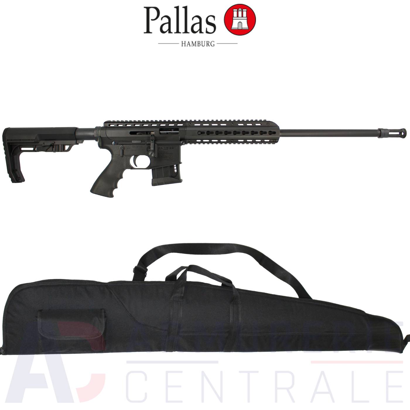 Pack carabine Pallas BA-15 22LR Pack carabine Pallas BA-15 22LR