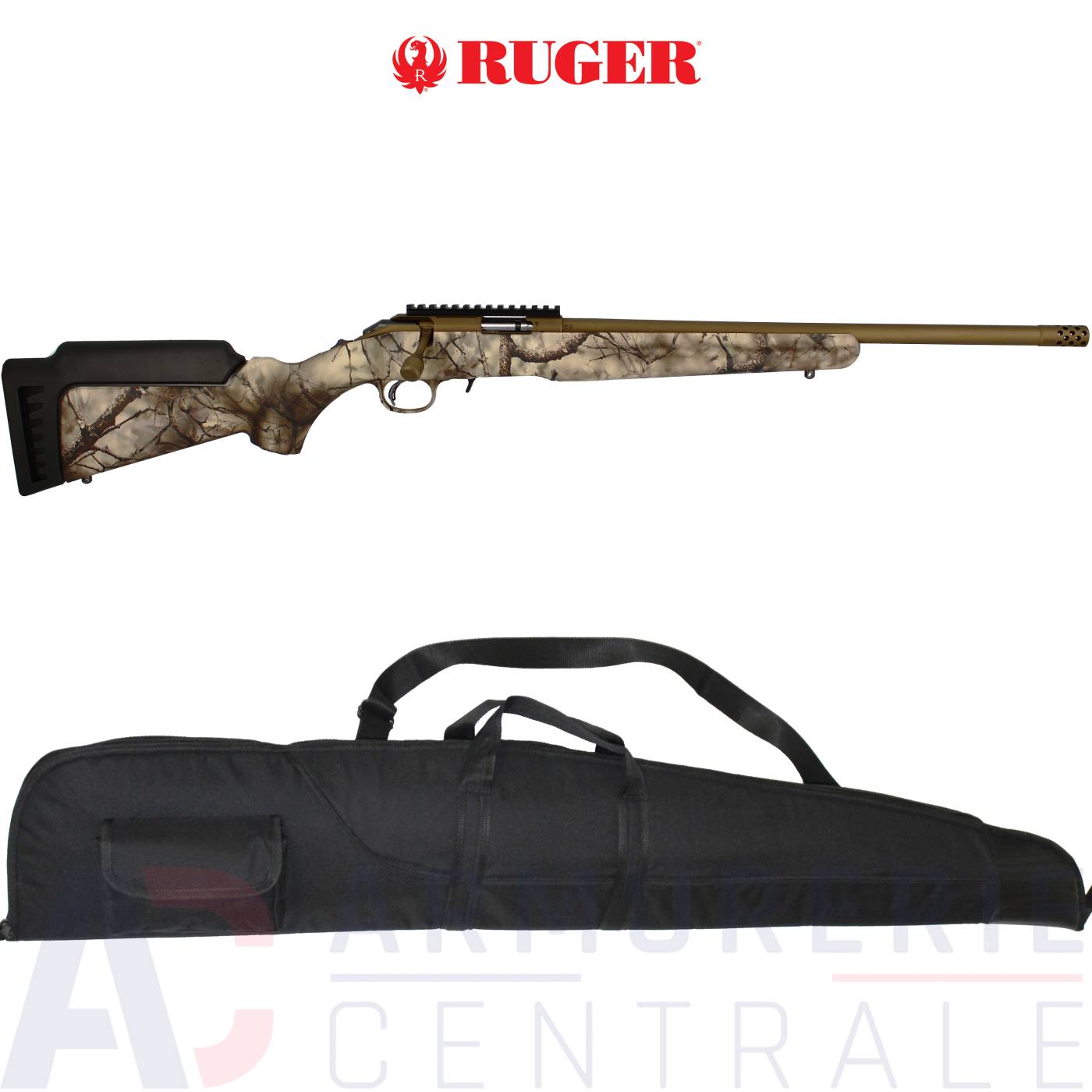 Ruger American Rimfire Go Wild camo - 22LR Ruger American Rimfire Go Wild camo - 22LR