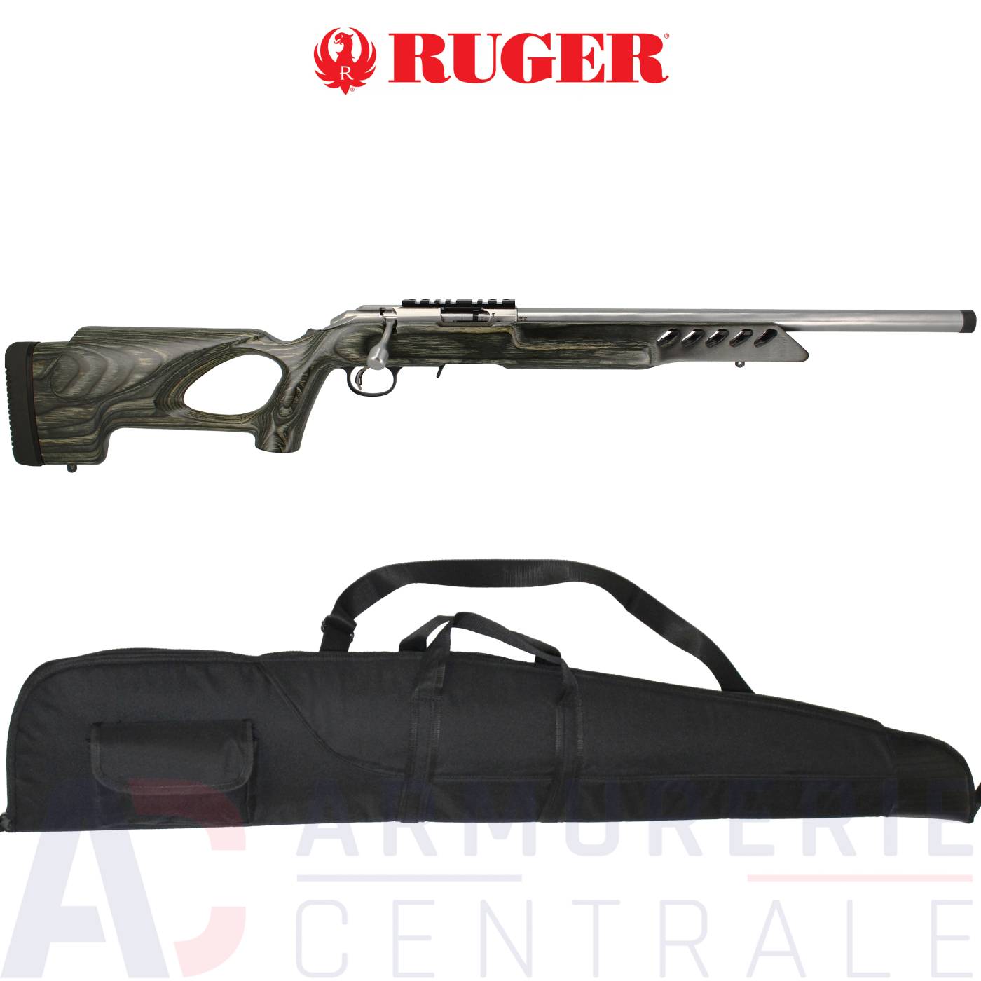 Ruger American Rimefire Target Inox Thumbhole .22 LR