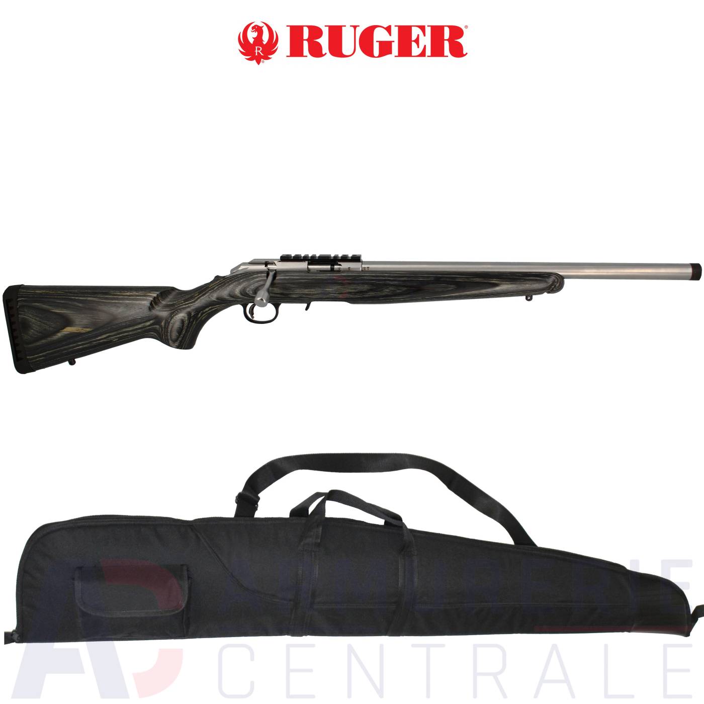 Pack Ruger American Rimfire Target Inox 22 LR Pack Ruger American Rimfire Target Inox 22 LR