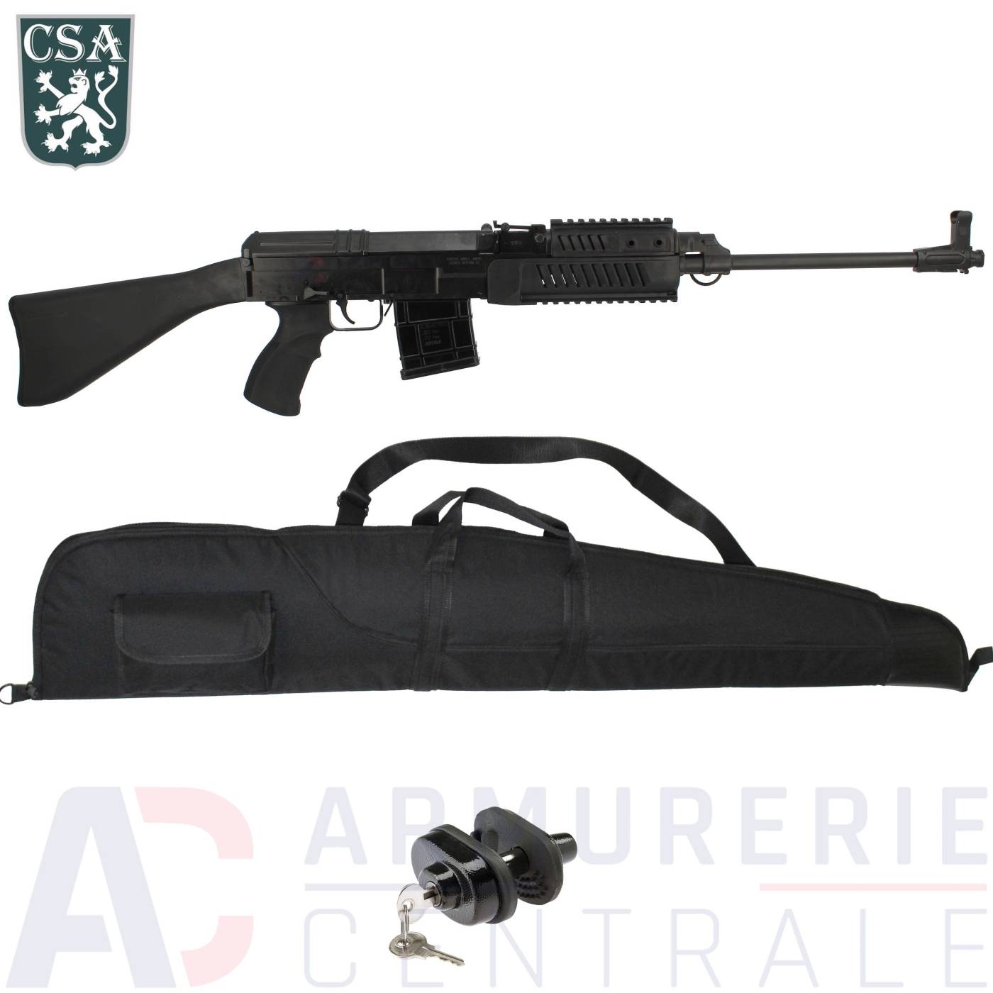 Carabine CSA VZ-58 Sporter Tactical répétition manuelle 300 AAC Blackout Carabine CSA VZ-58 Sporter Tactical répétition manuelle 300 AAC Blackout
