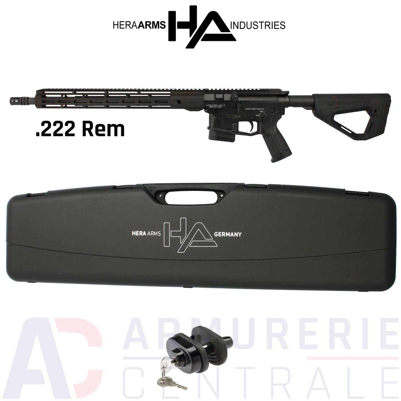 Carabine Hera Arms AR15 Straight Pull 222 Remington