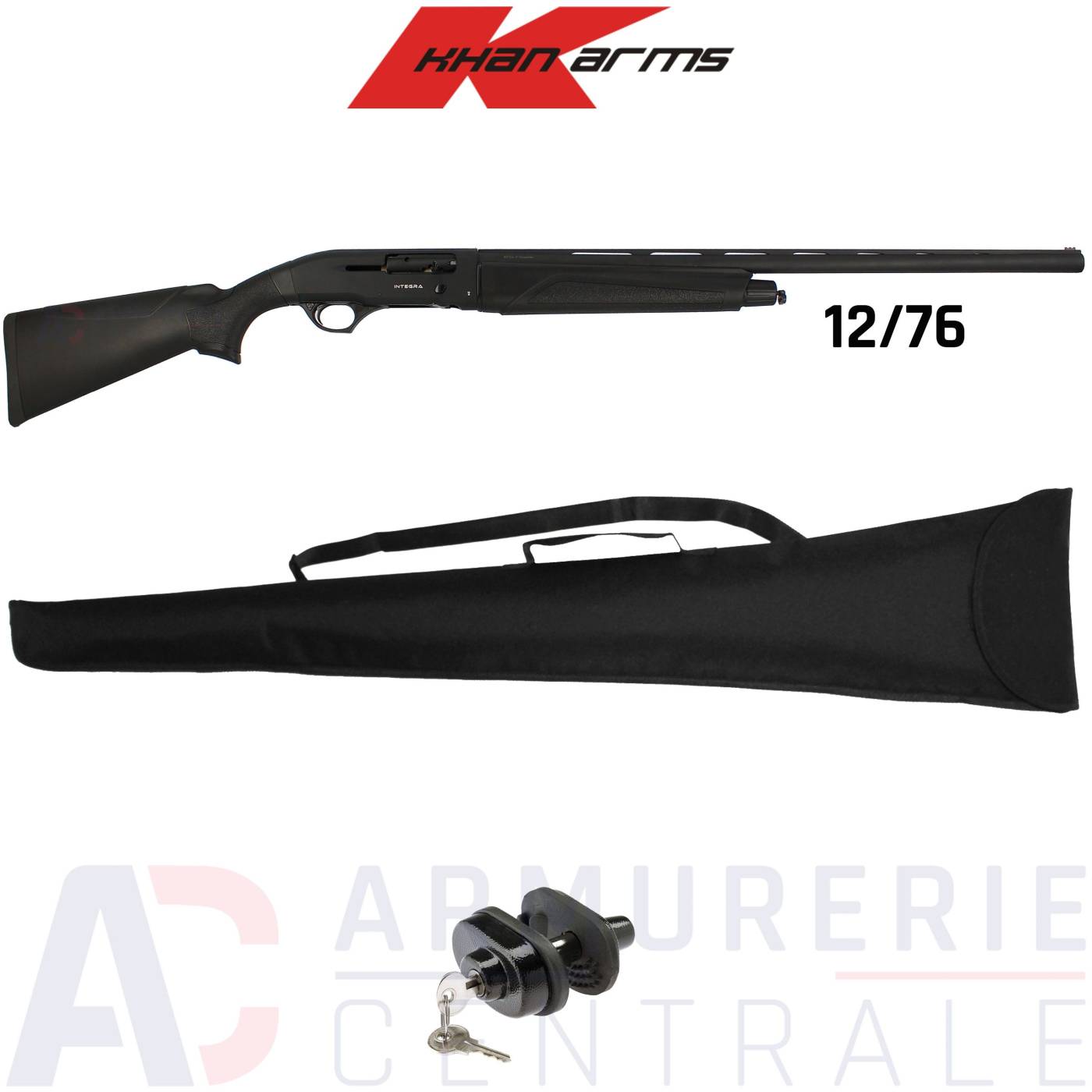 Khan-Arms Integra Semi-auto Synthétique 12/76 71cm Khan-Arms Integra Semi-auto Synthétique 12/76 71cm
