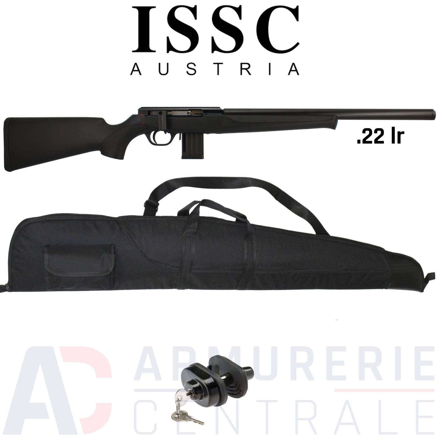 Carabine ISSC SPA 22 lr Silence synthétique Carabine ISSC SPA 22 lr Silence synthétique