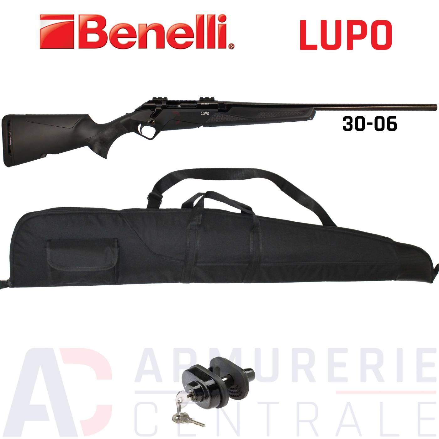 Pack carabine Benelli Lupo - 30-06 Springfield