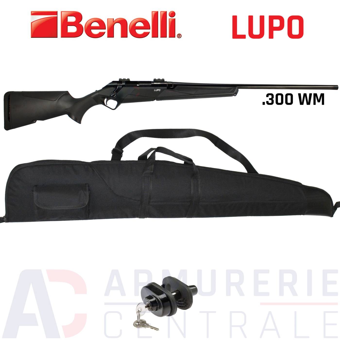 Pack carabine Benelli Lupo - 300 Win Mag