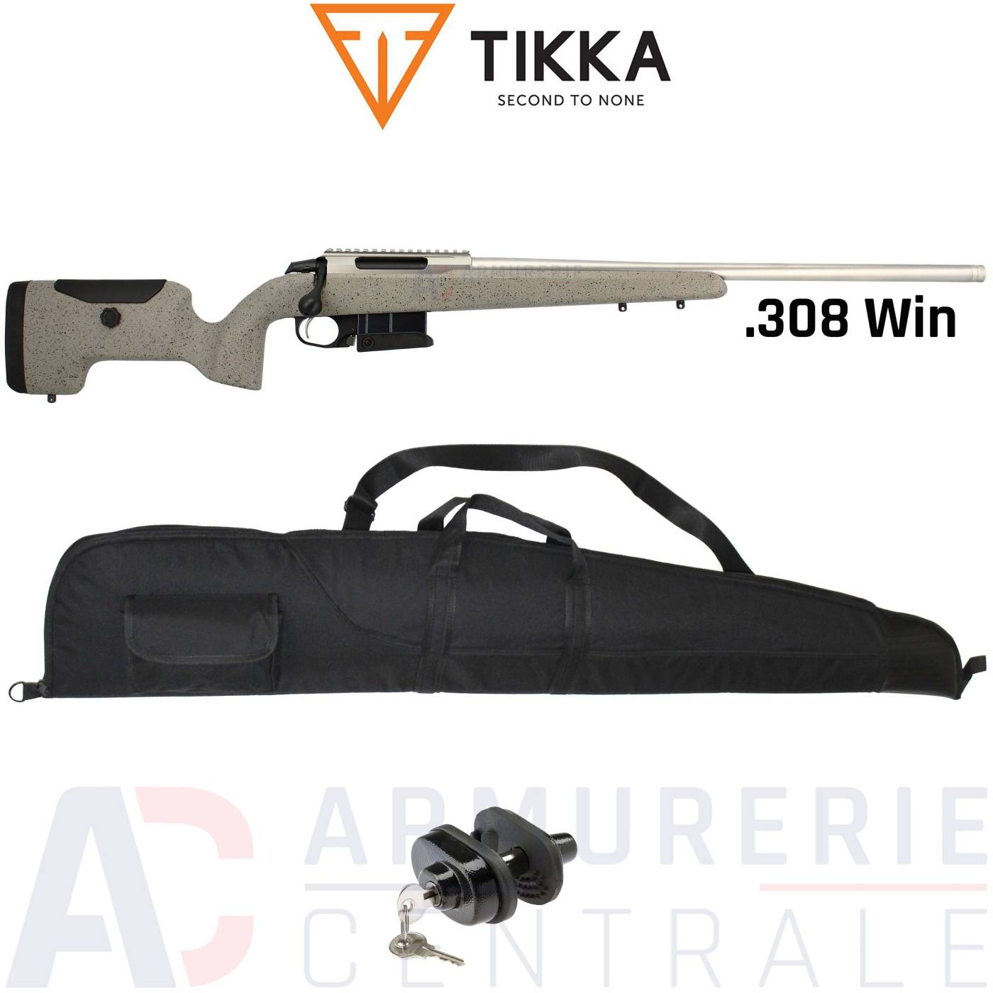Pack Tikka T3x UPR Inox - 308 Win