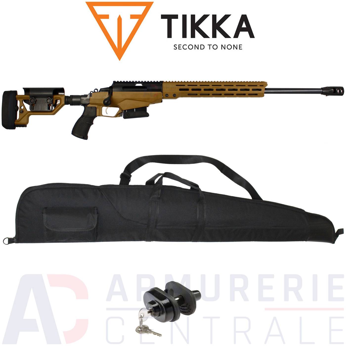 Pack Tikka T3x TAC A1 Coyote Brown .308 Win