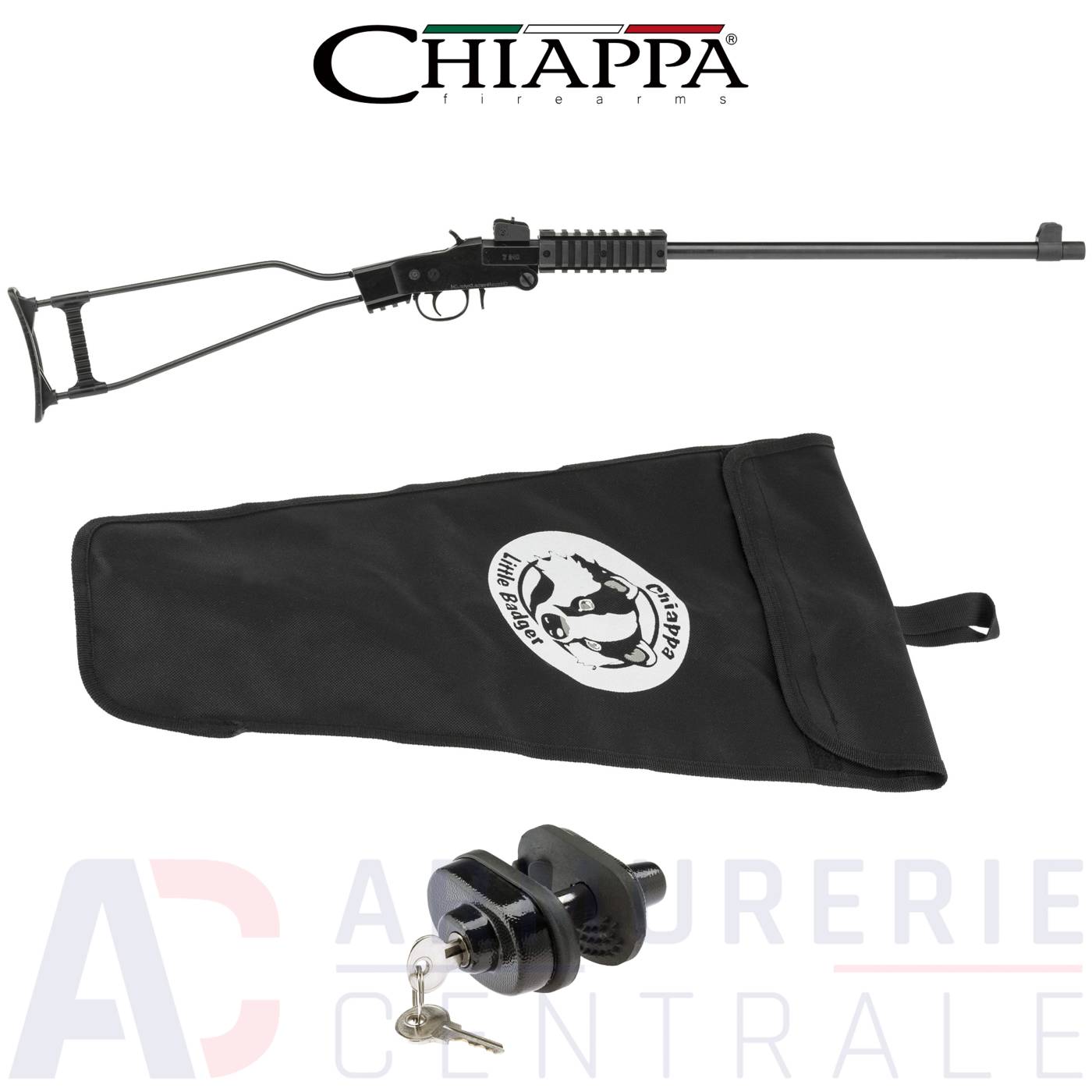 Carabine pliable Little Badger CHIAPPA 17 HMR Carabine pliable Little Badger CHIAPPA 17 HMR
