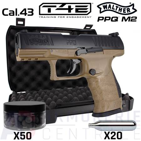 Umarex Walther PPQ M2 T4E Tan .43 (5 joules)