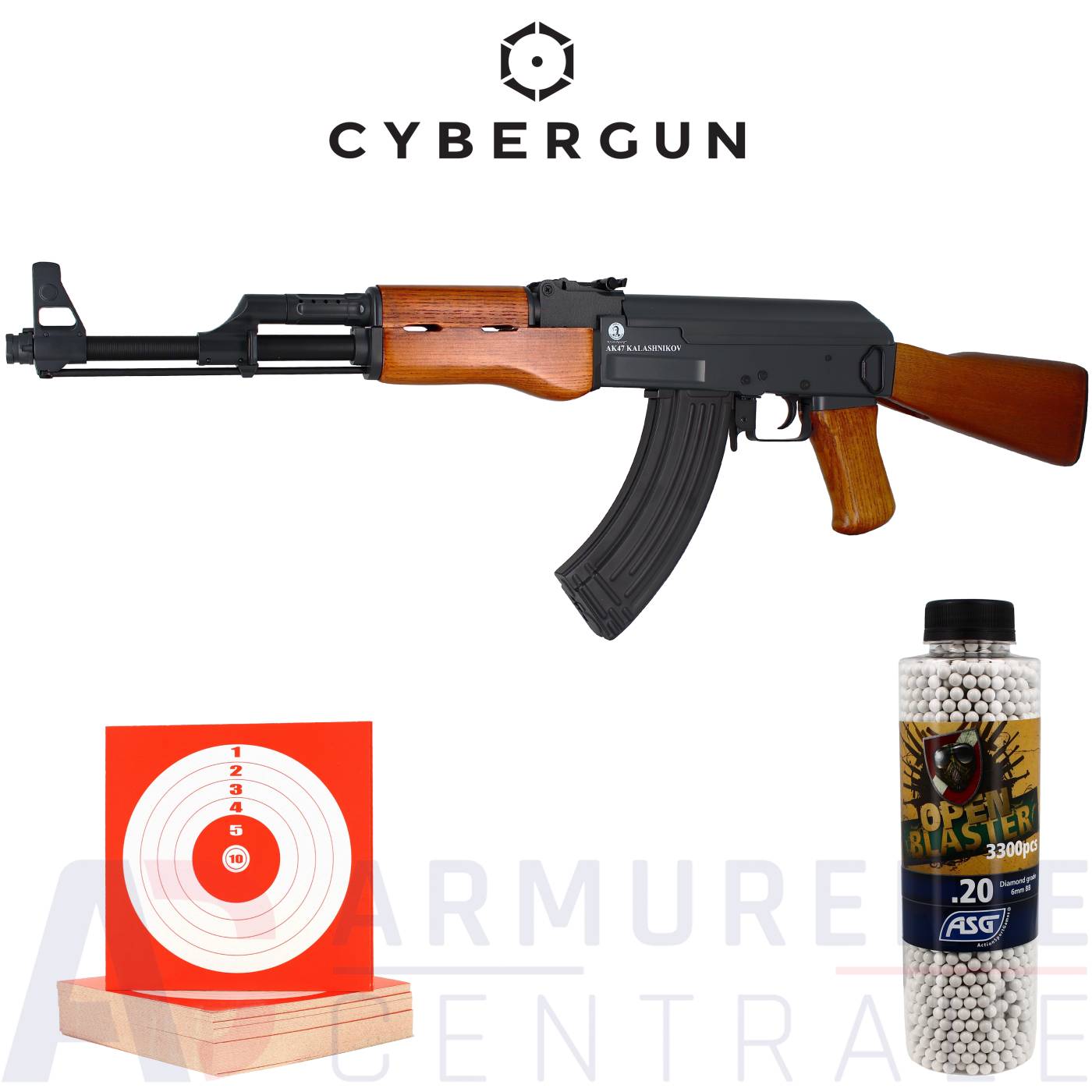 Cybergun Kalashnikov AK47 AEG BlowBack M&eacute;tal & Bois (1.1 Joule)