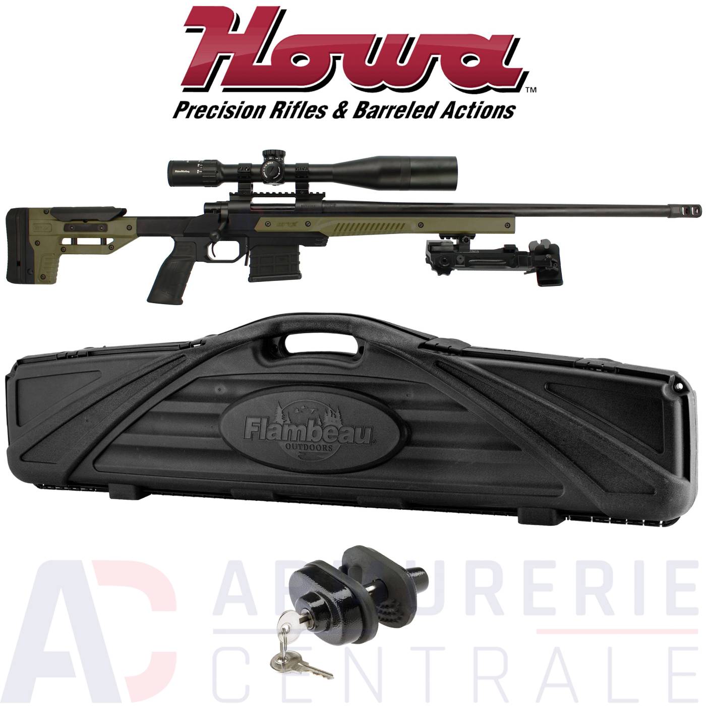 Pack carabine HOWA Oryx Crosse BML avec lunette - 308 Win