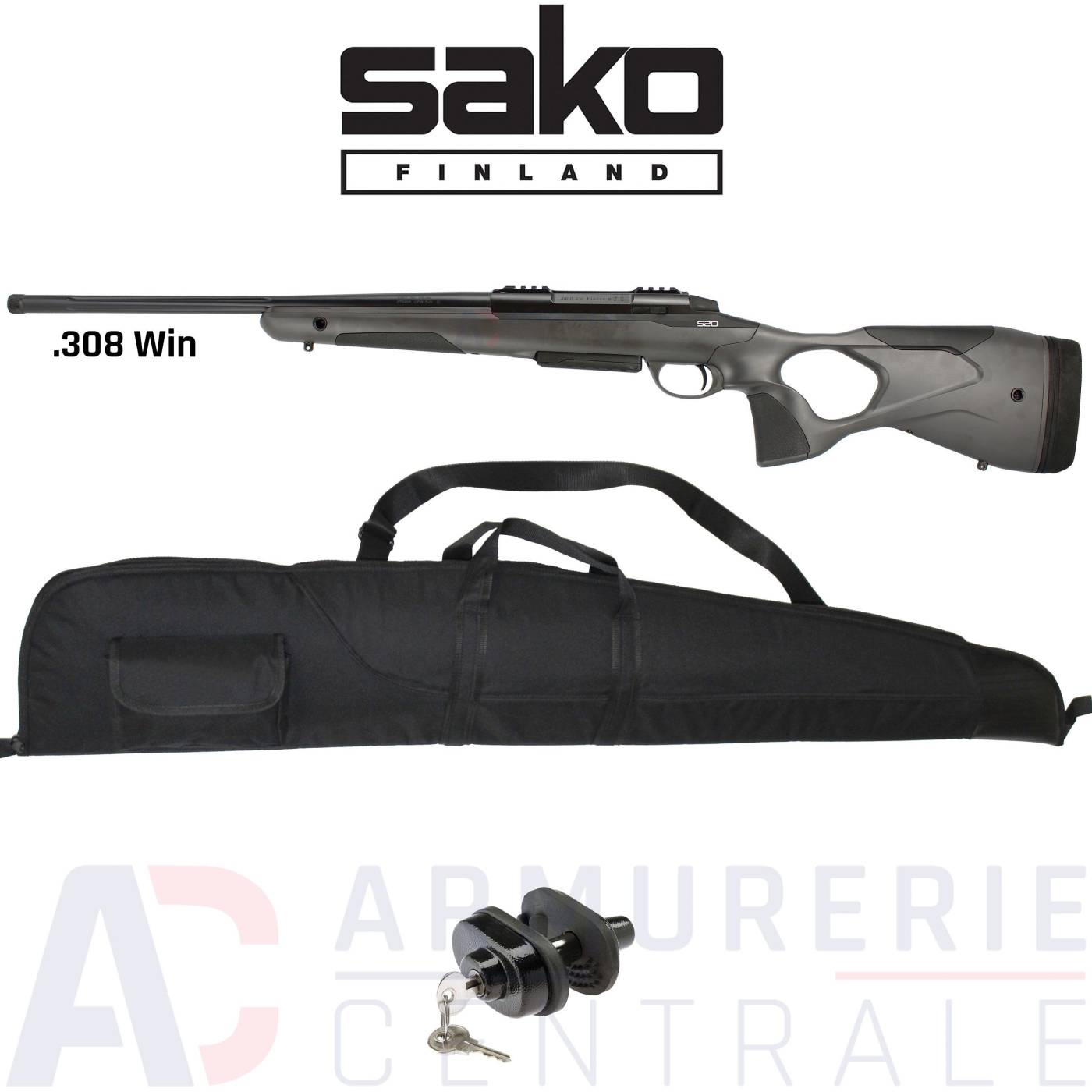 Sako S20 Hunter bronze canon 51cm - 308 Win