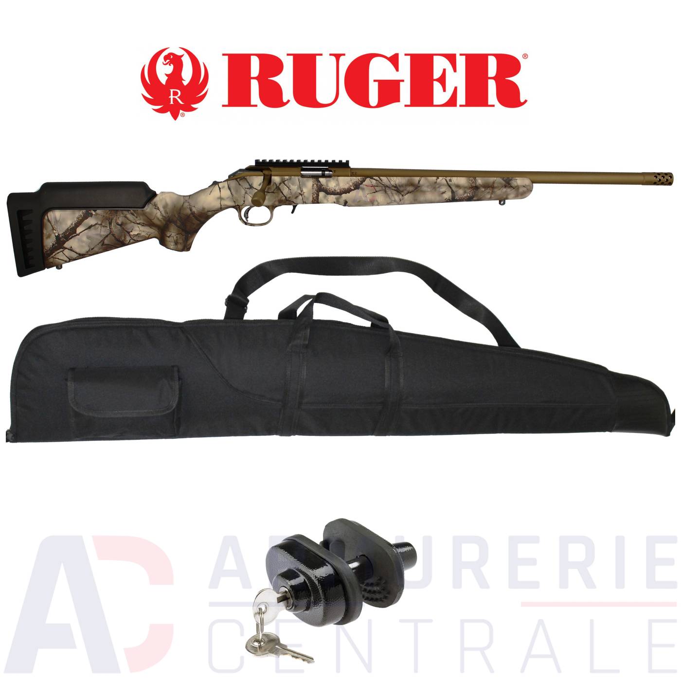 Ruger American Rimfire 22 Magnum Go Wild camo Ruger American Rimfire 22 Magnum Go Wild camo