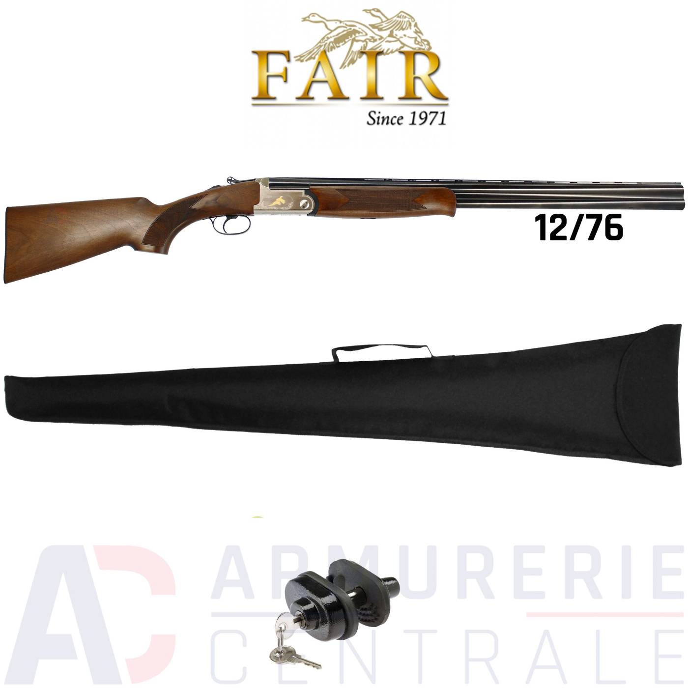 Fusil Superpos&eacute; Fair Premier 12/76