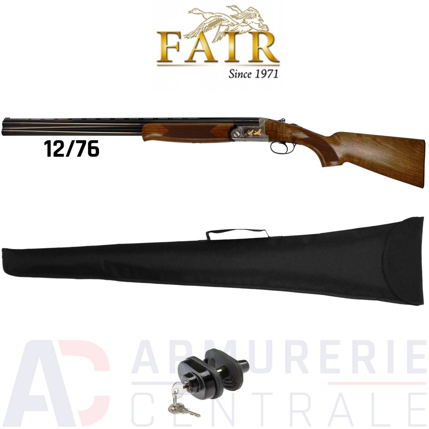 Fusil Fair Superposé Classic Ergal Extracteur 12/76 Fusil Fair Superposé Classic Ergal Extracteur 12/76
