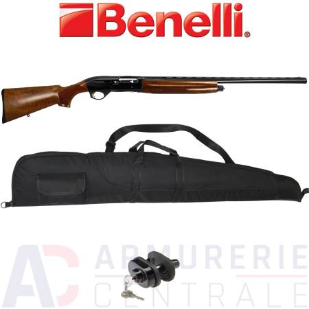 Fusil Benelli Montefeltro semi-automatique bois 12/76