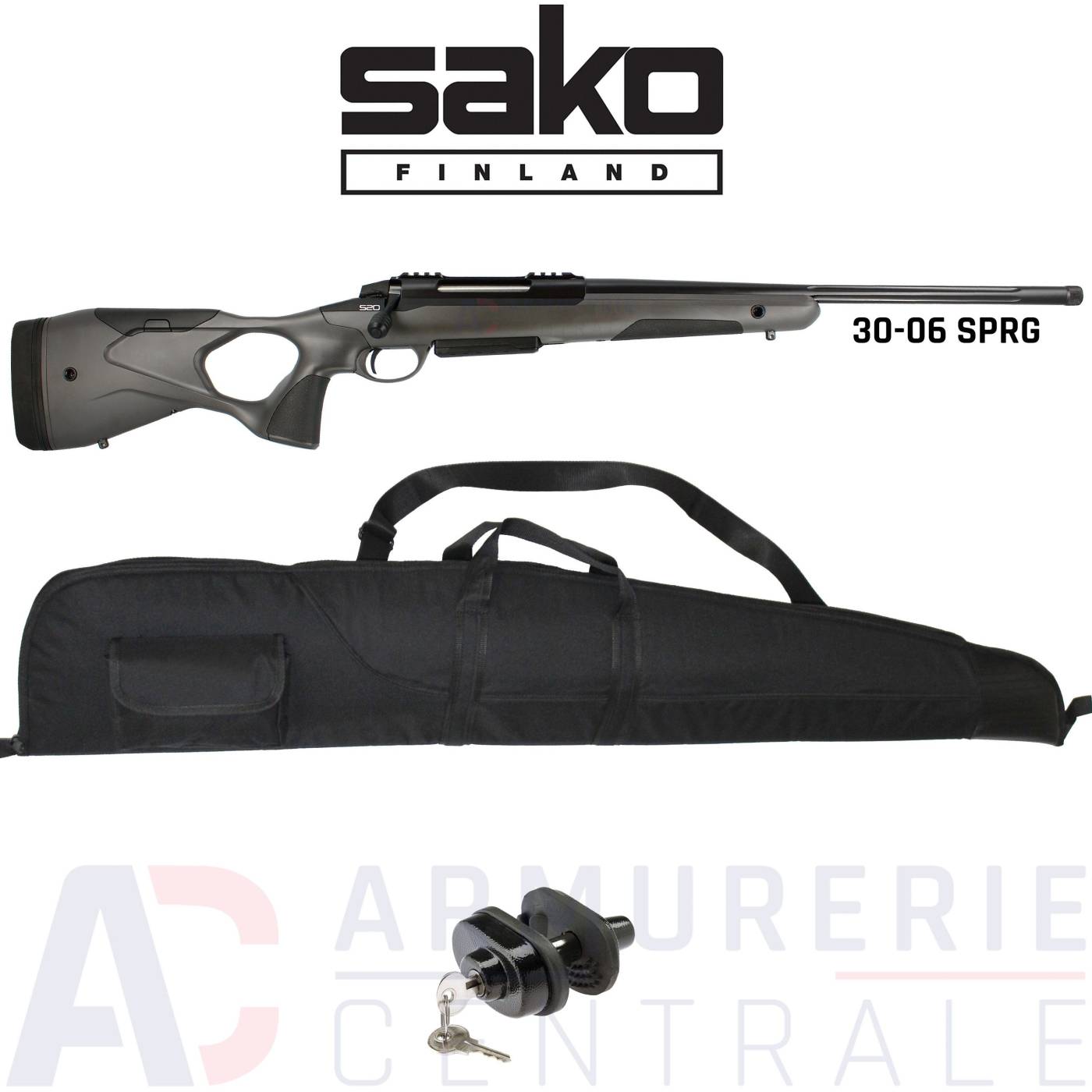 Sako S20 Hunter bronze canon 51cm - 30-06 Springfield