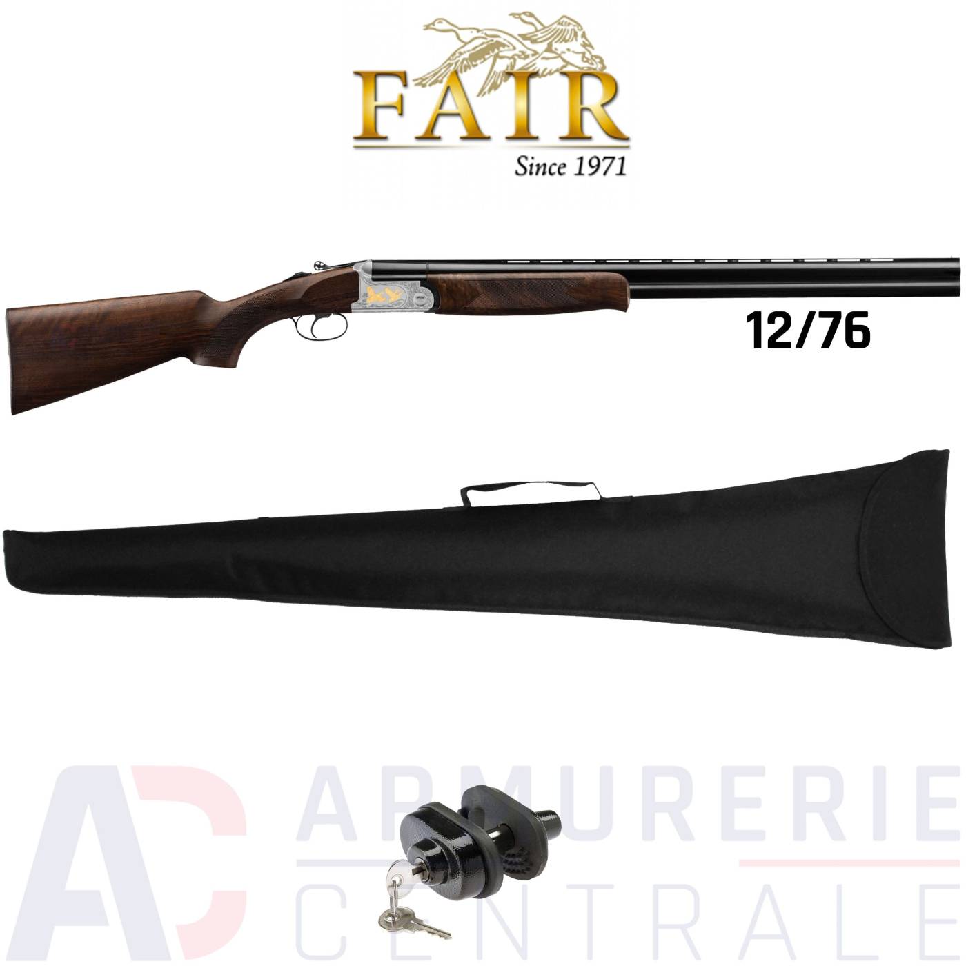 Fusil Fair Superposé Classic Ergal MD Ejecteur 12/76 Fusil Fair Superposé Classic Ergal MD Ejecteur 12/76