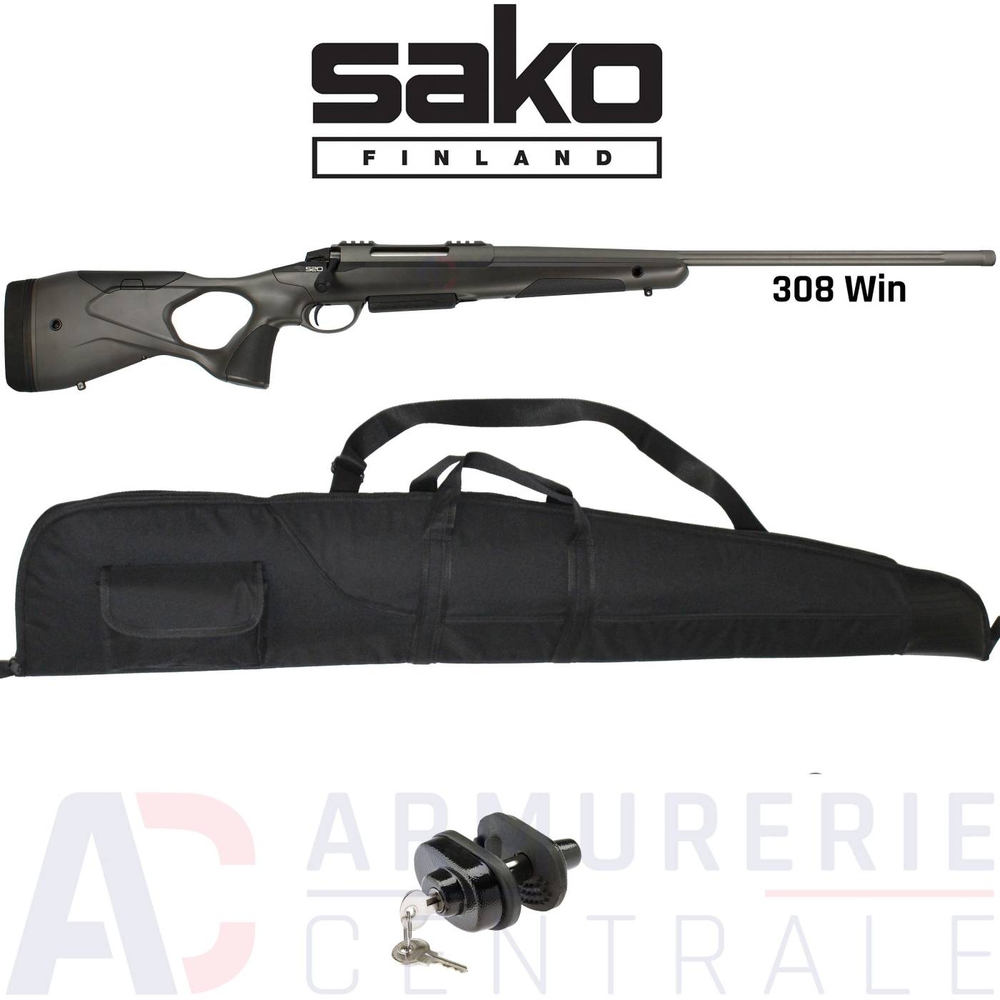Sako S20 Hunter Cerakote canon 61cm - 308 Win Sako S20 Hunter Cerakote canon 61cm - 308 Win