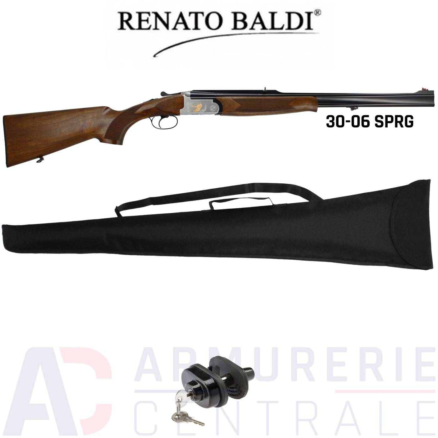 Renato Baldi Express premier acier - 30-06 Springfield