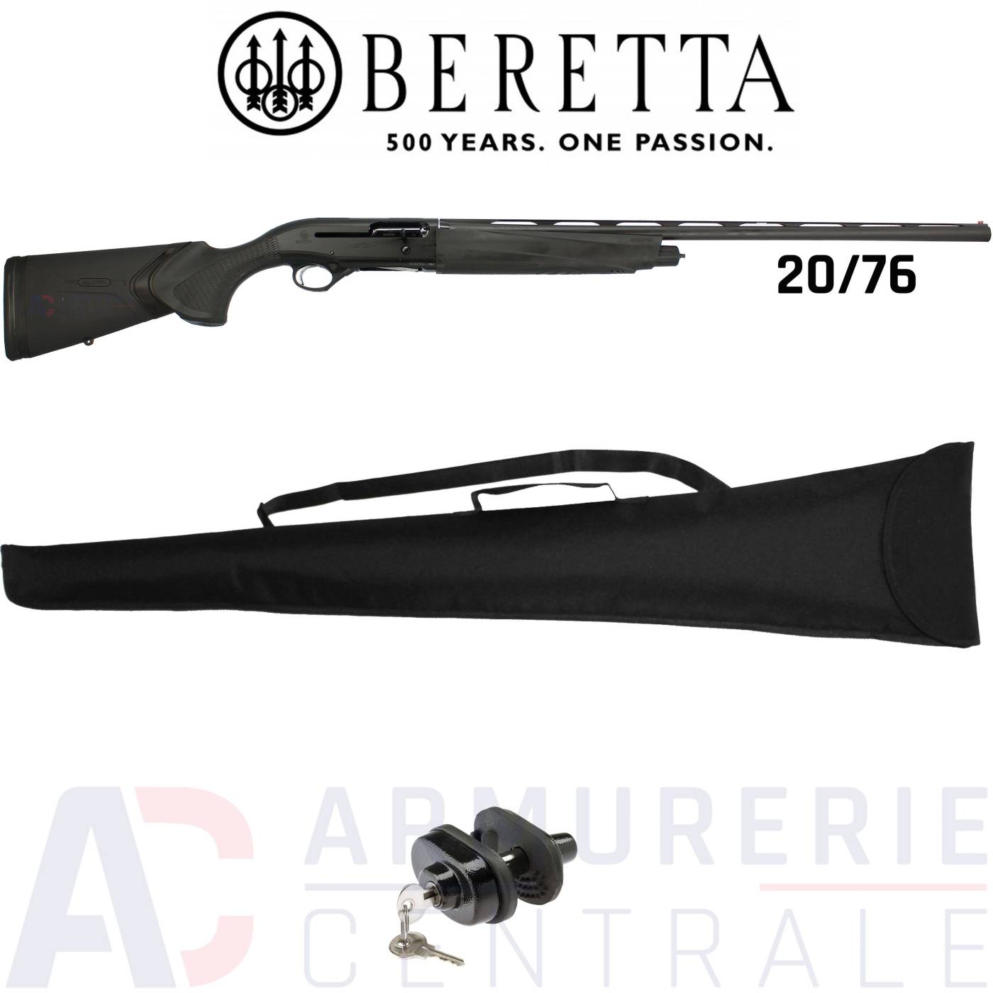 Beretta A400 Lite Synth&eacute;tique 71cm 20/76