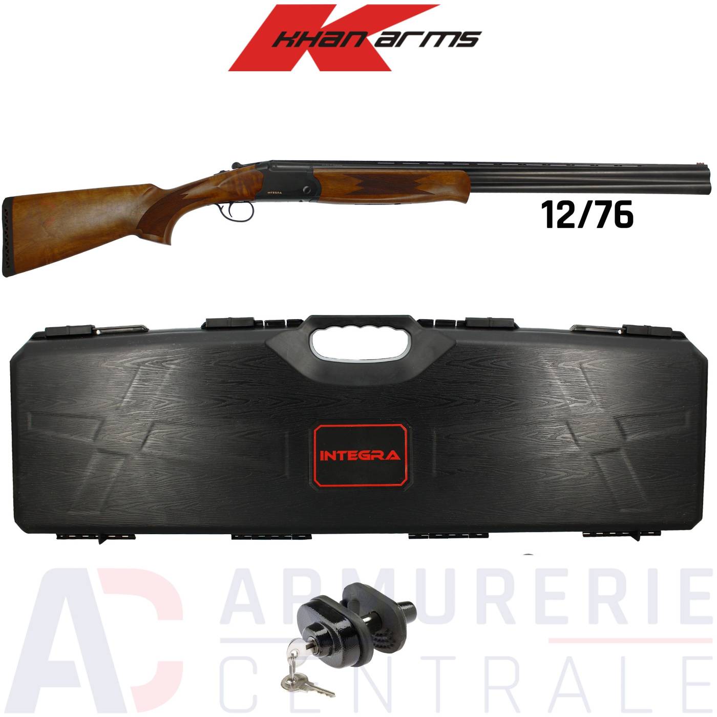 Fusil Khan-Arms Integra Light Wood 12/76