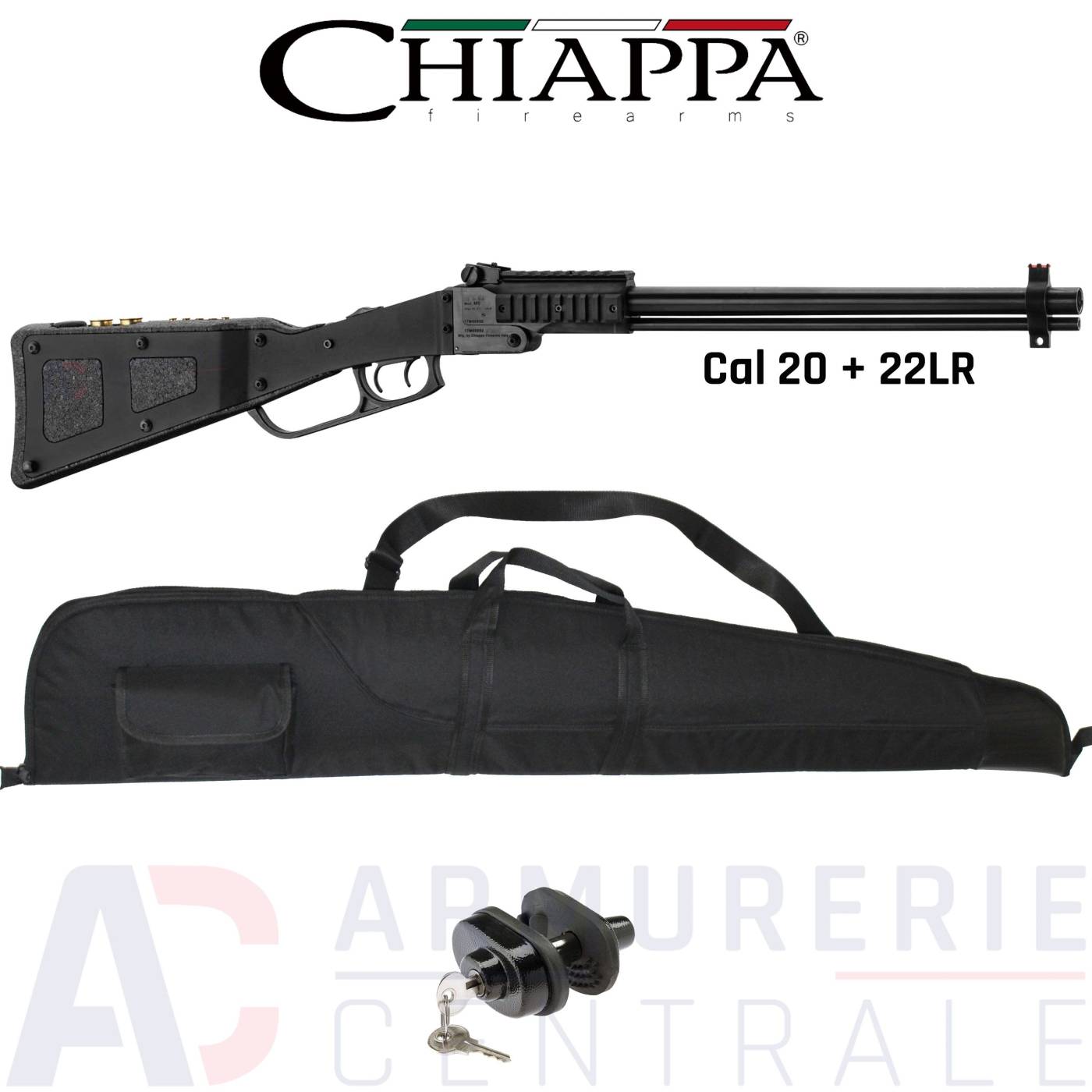Carabine Pliante Chiappa M6 Calibre .20 et 22lr Carabine Pliante Chiappa M6 Calibre .20 et 22lr