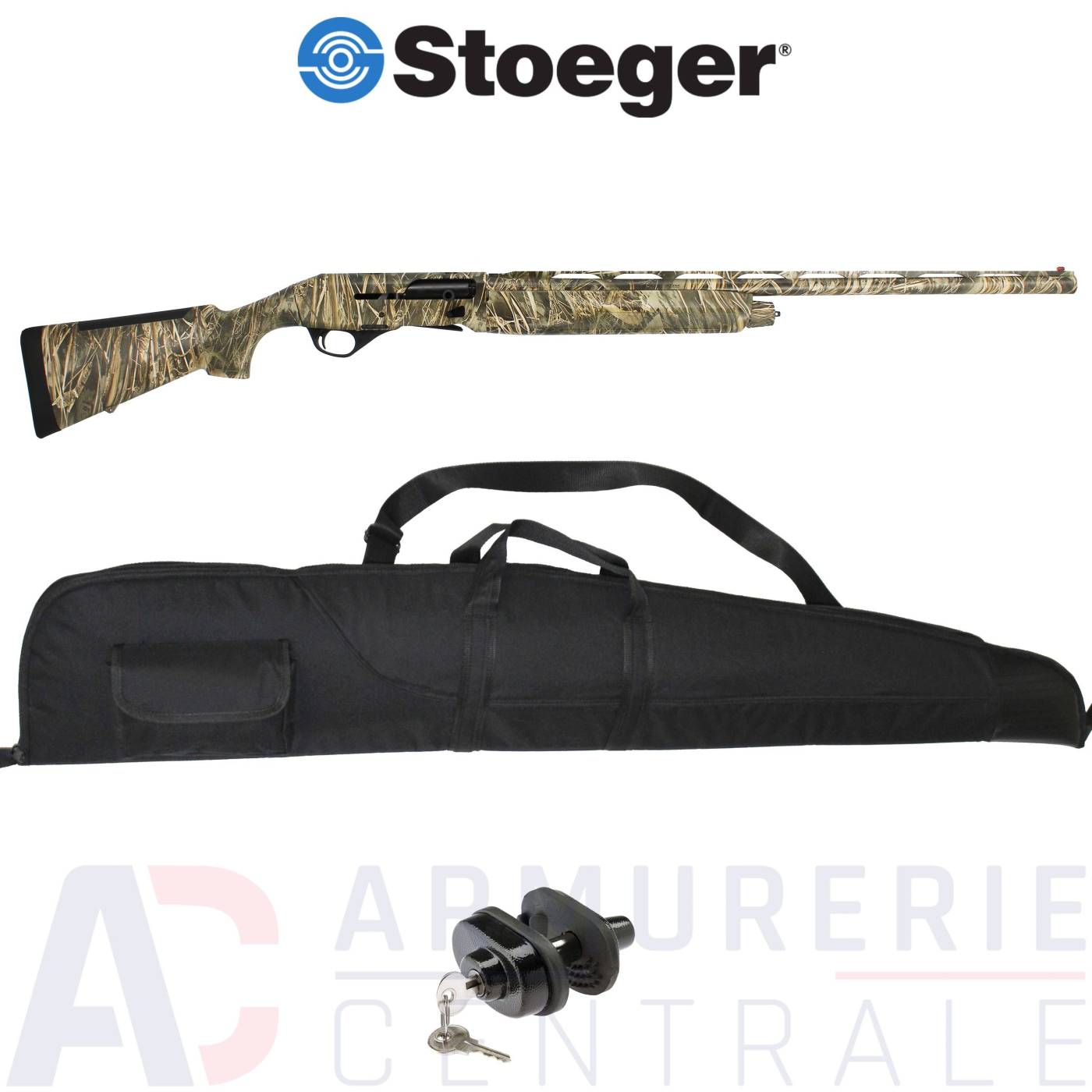 Fusil STOEGER M3000 V2 MAX7 Camo calibre 12/76 canon 71cm Fusil STOEGER M3000 V2 MAX7 Camo calibre 12/76 canon 71cm