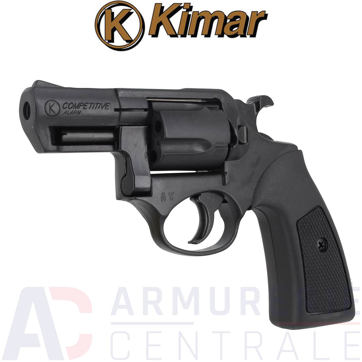 Revolver d'alarme Kimar Kruger Competitive 2,5 pouces  9mm RK