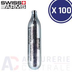 Lot de 100 sparclettes CO2 Swiss Arms 12g