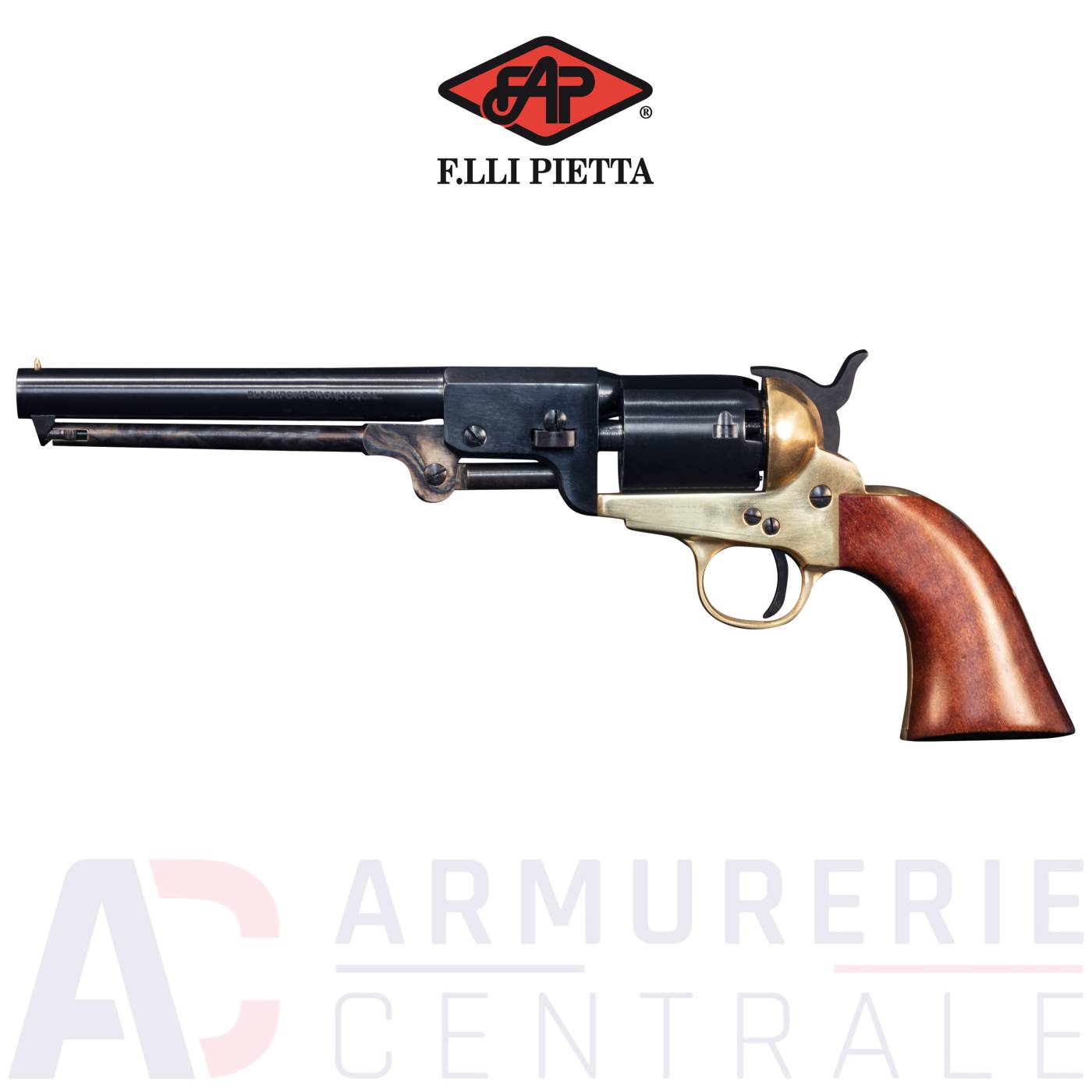 Revolver Pietta 1851 Navy Confederate Laiton - 36PN