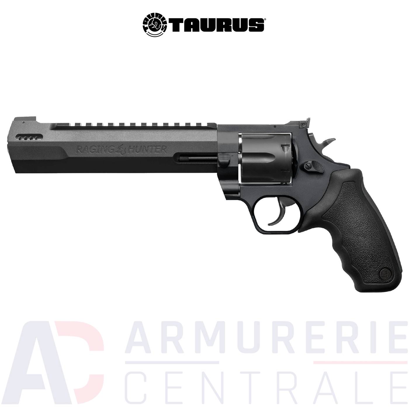 Revolver Taurus 44H Raging Hunter 8" 3/8 Black Mat - 44 Magnum Revolver Taurus 44H Raging Hunter 8" 3/8 Black Mat - 44 Magnum