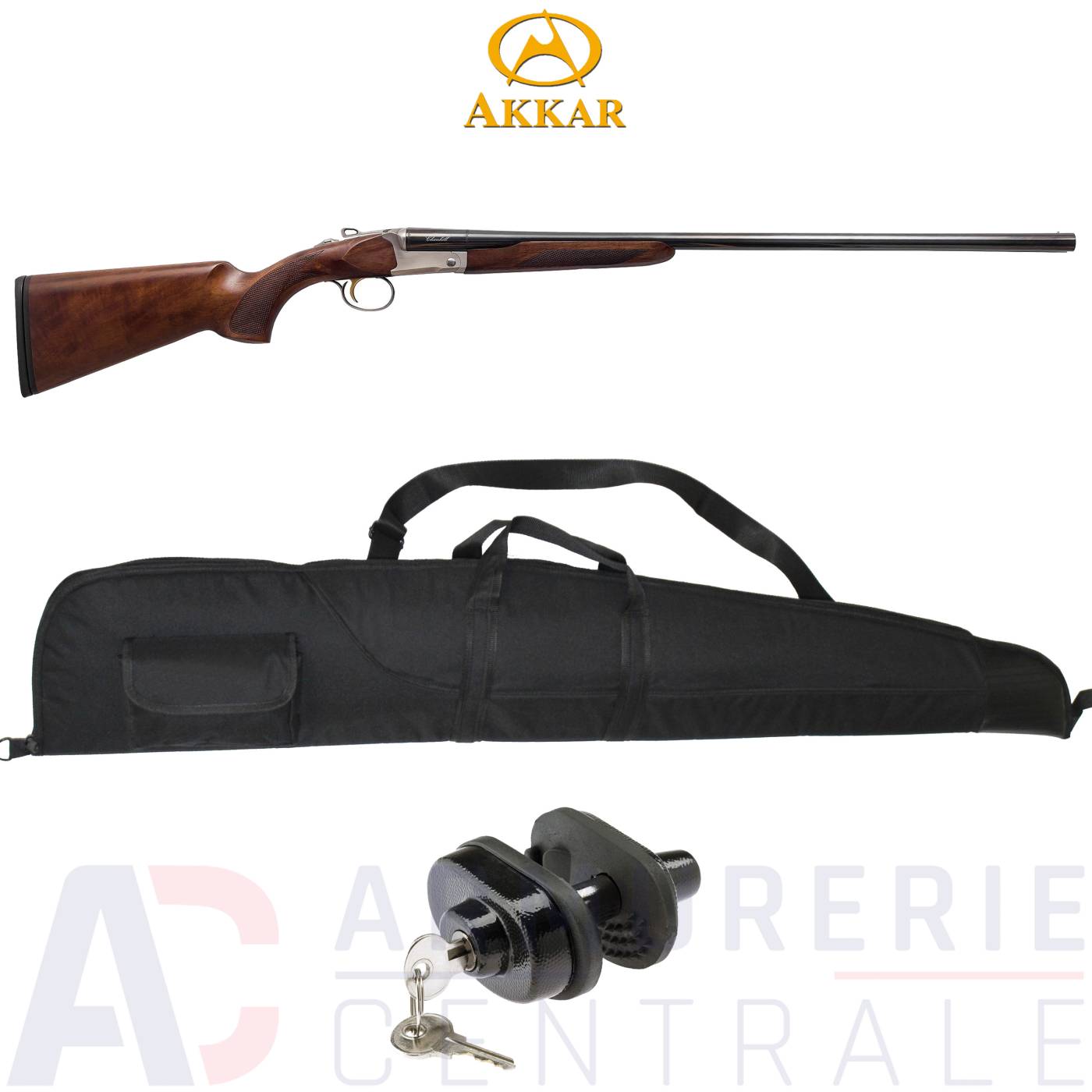 Fusil juxtaposé Akkar Churchill 512 Gold - 12/76 Fusil juxtaposé Akkar Churchill 512 Gold - 12/76