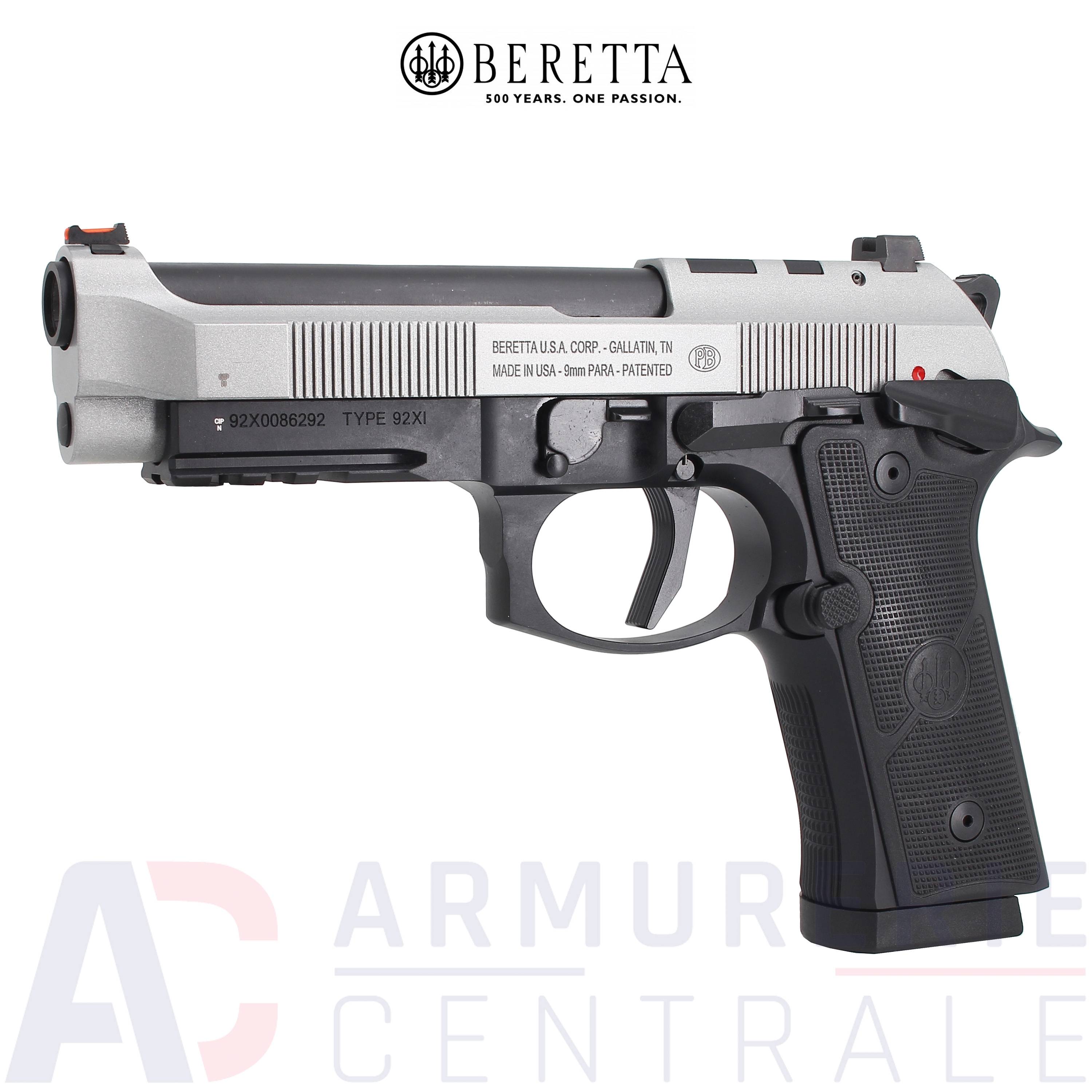 Pistolet Beretta 92Xi SAO Full Size 2 - 9x19 - Armurerie Centrale
