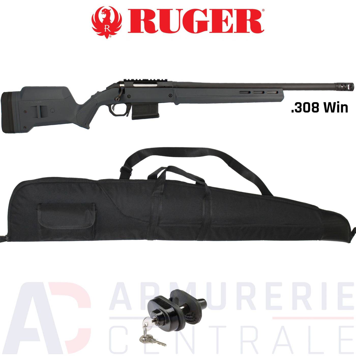 Carabine Ruger American Rifle Hunter Magpul .308 Win