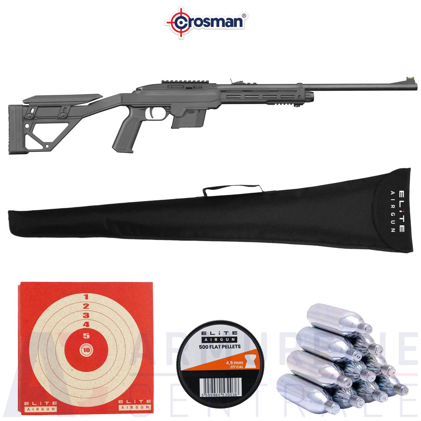 Carabine Crosman 1077 Tactical CO2 - 4.5mm (8 Joules)