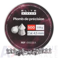 Boite de 500 plombs pointus Elite Airgun - 4.5mm (0.56 g)