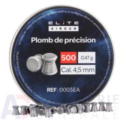 Boite de 500 plombs plats Elite Airgun - 4.5mm (0.47 g)