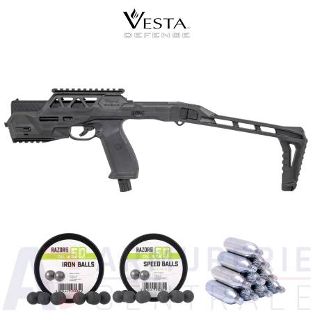 Pack Pistolet Vesta PDW50 et Crosse Spear - .50 (17...