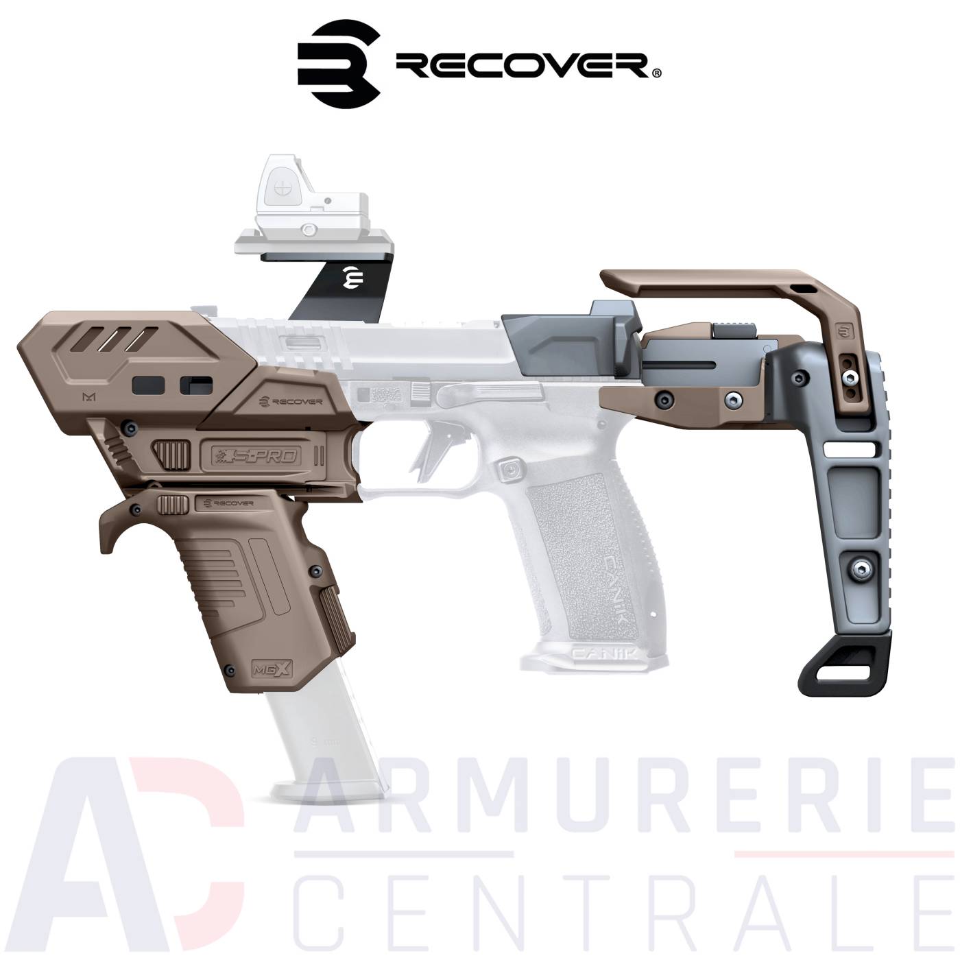 Kit Stabilisateur Recover S-PRO MGX Canik - Tan