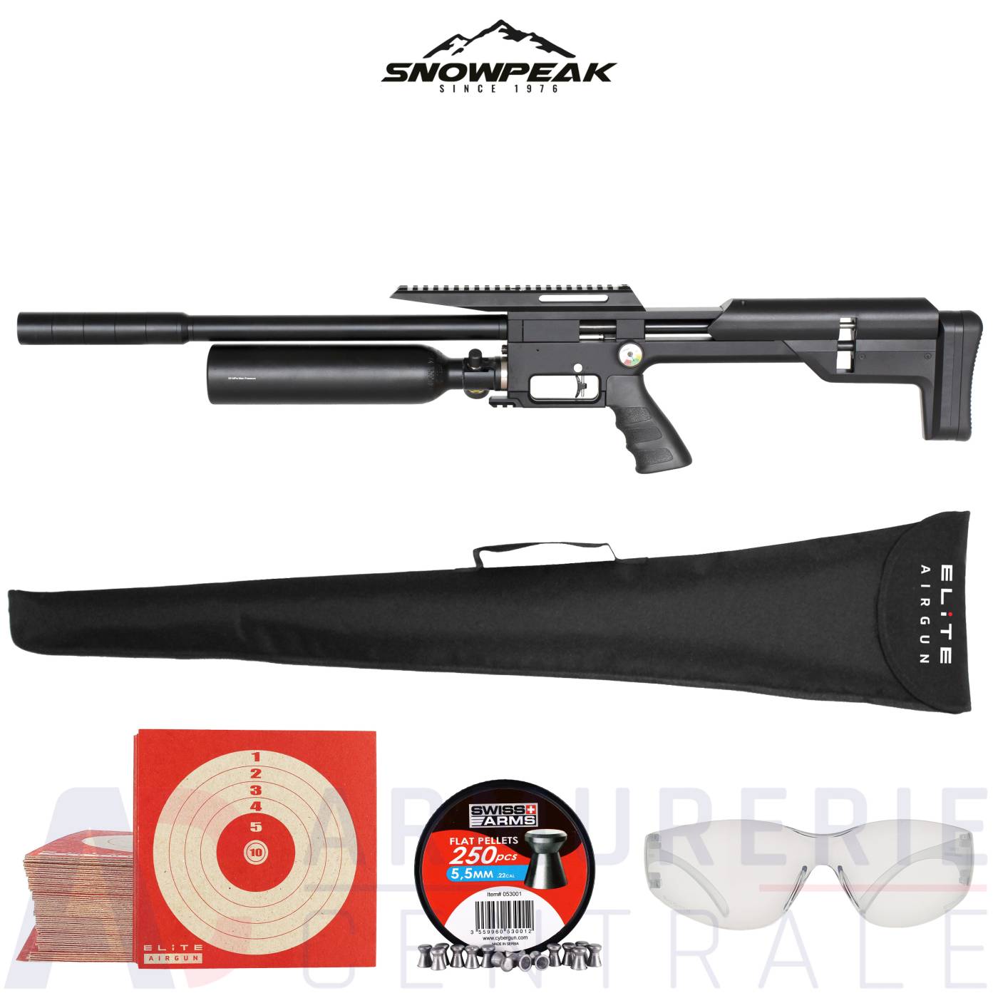Carabine PCP Snowpeak M60B - 5.5mm (19.9 Joules)