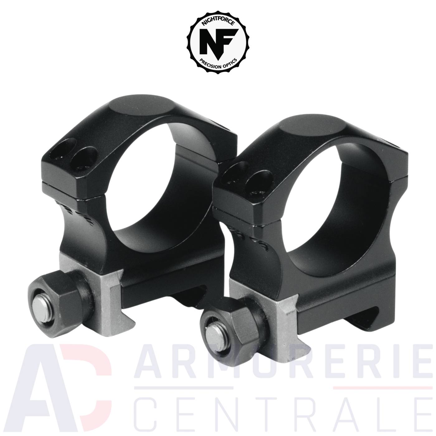 Anneaux de montage bas Nightforce XTRM Ultralite .885" 30mm Anneaux de montage bas Nightforce XTRM Ultralite .885" 30mm