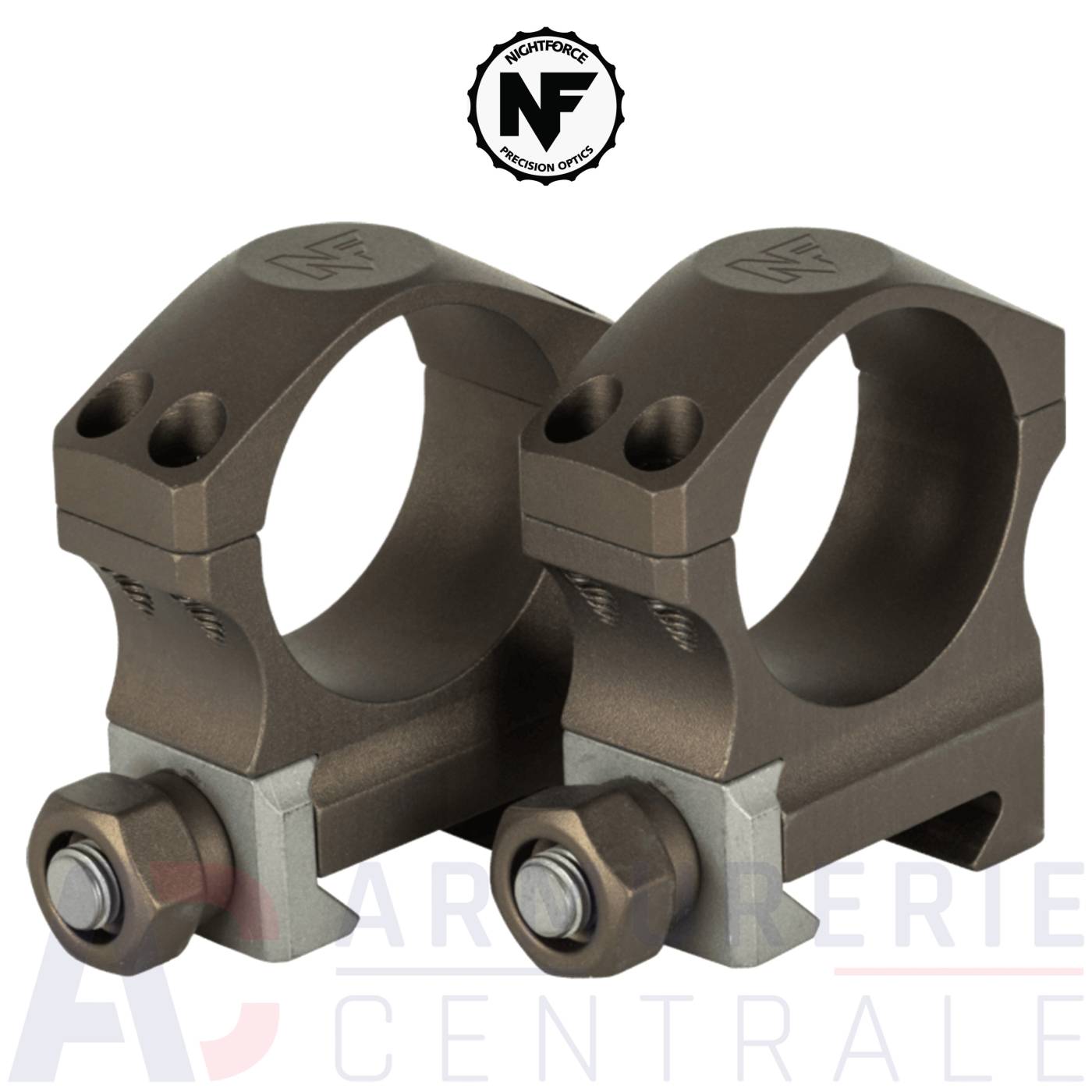 Montage medium Nightforce XTRM Ultralite 30mm Dark Earth Montage medium Nightforce XTRM Ultralite 30mm Dark Earth