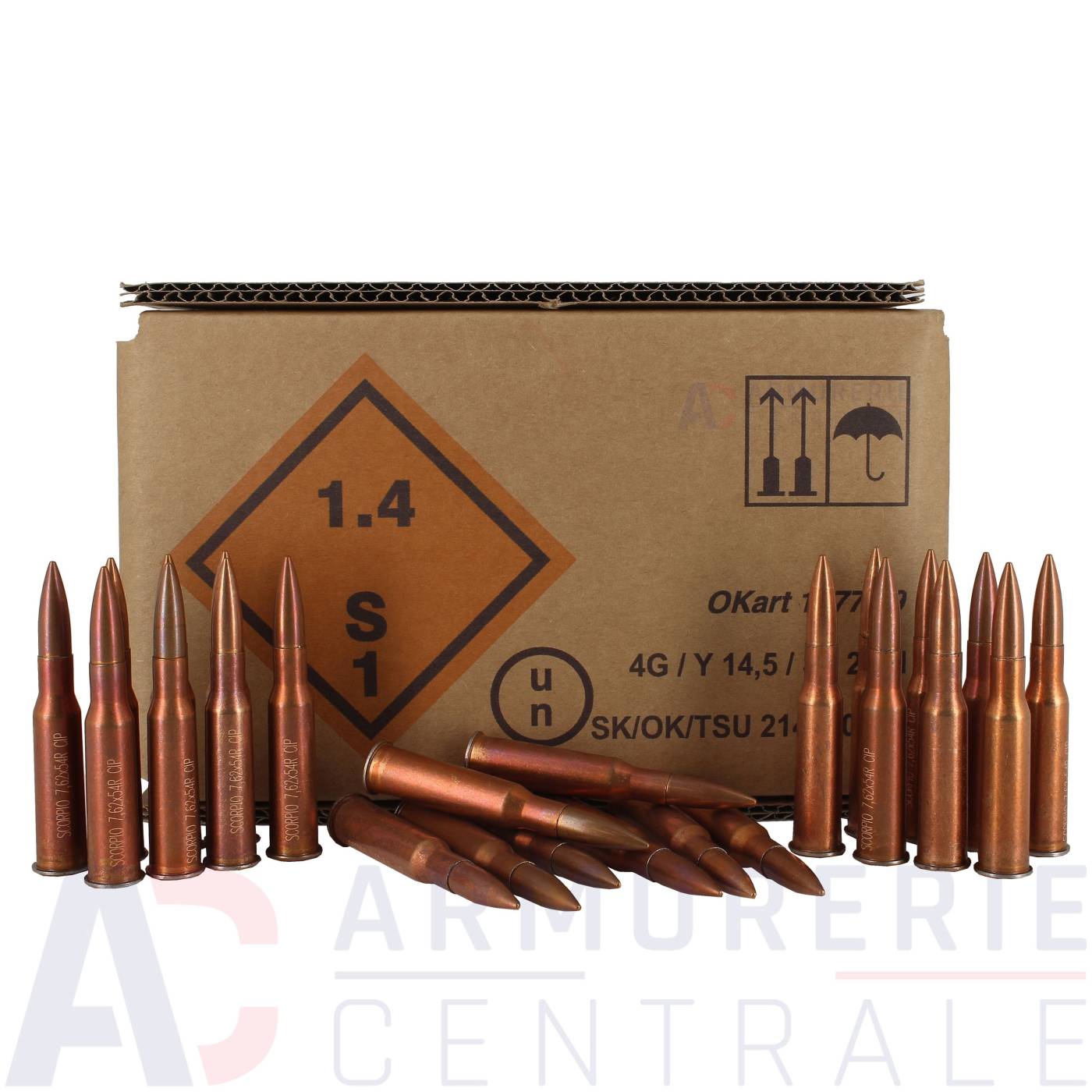 250 cartouches 7.62X54 R FMJ 250 cartouches 7.62X54 R FMJ