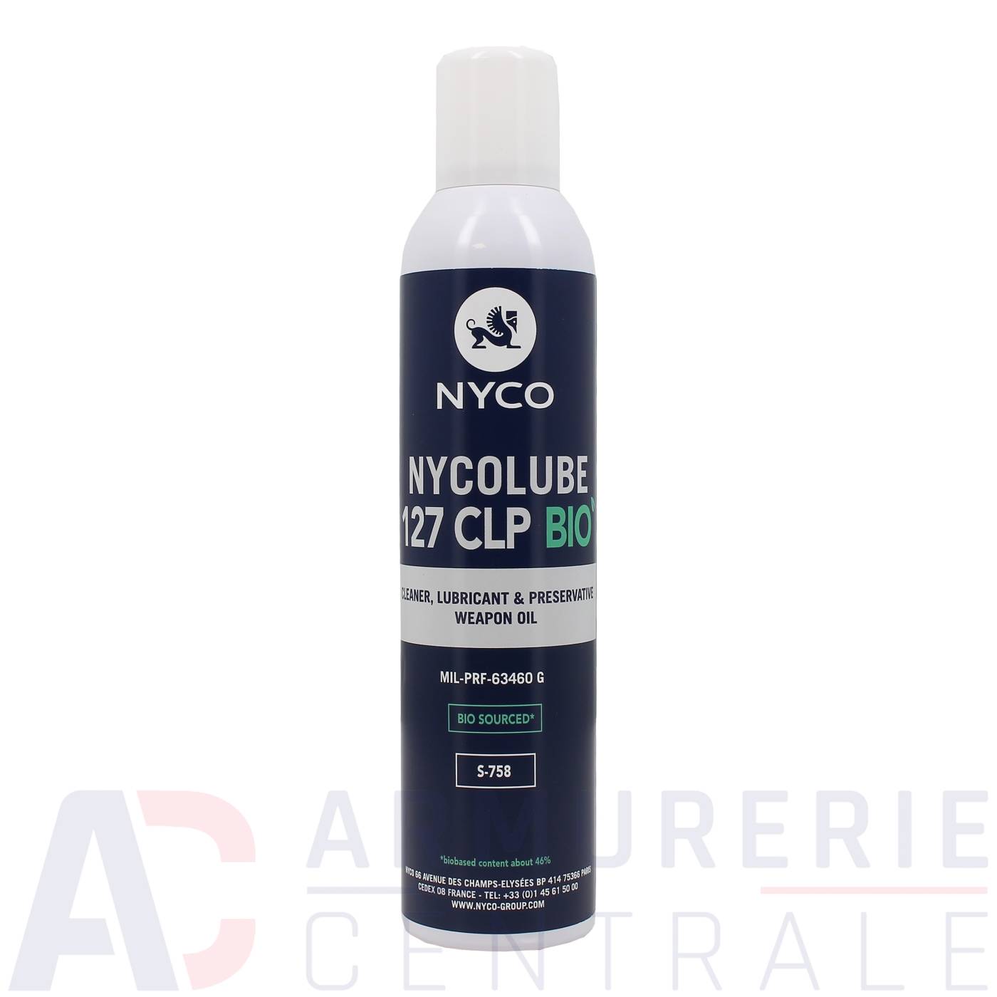 Spray d'entretien Nycolube 127 CLP Bio 250 ml Spray d'entretien Nycolube 127 CLP Bio 250 ml
