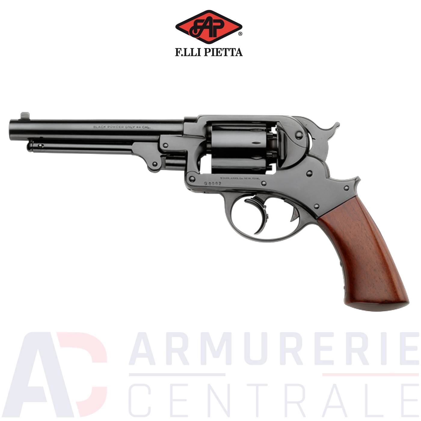 Revolver Pietta 1858 Army Starr Double Action - 44PN